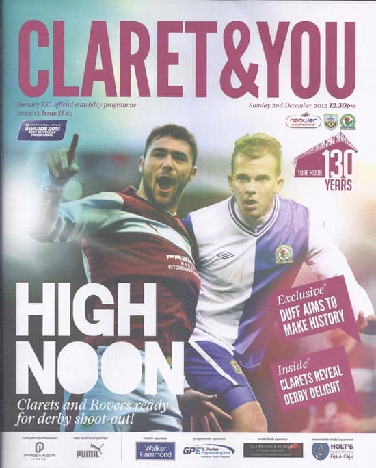 Burnley FC v Blackburn Rovers FC